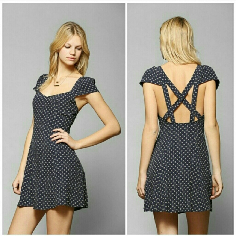 Kimchi blue navy dress